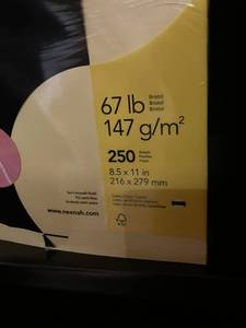 Colored Card Stock