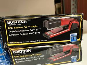 Red Business Staplers