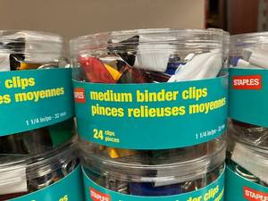 Colored Binder Clips