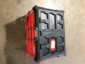 Milwaukee PACKOUT 22 in. Modular 3-Drawer Tool Box with Metal Reinforced Corners Customer Returns See Pictures