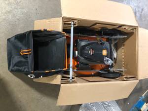 YARDMAX 21 in. 170cc 3-in-1 Gas Walk Behind Push Lawn Mower with High Rear Wheels Customer Returns See Pictures