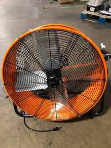 Commercial Electric 24 in. 2-Speed Heavy Duty Tilt Drum Fan   Customer Returns See Pictures