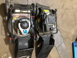 Lot of Assorted Lawn Mowers Various Models and Conditions Customer Returns See Pictures