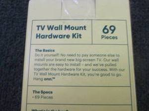 lot 12 image: 5 Hang Onn TV Wall Mount Hardware K...