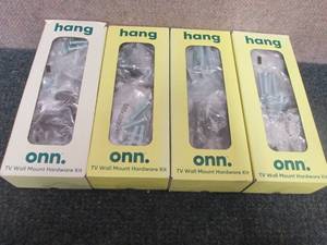 lot 14 image: 4 Hang Onn TV Wall Mount Hardware K...