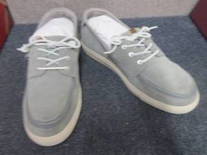 lot 22 image: Size 12 Mens Billy Grey Suede Boat ...