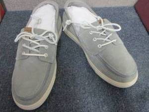 lot 25 image: Size 10 Mens Billy Grey Suede Boat ...