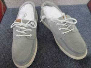 lot 26 image: Size 10 Mens Billy Grey Suede Boat ...