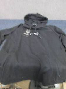 lot 54 image: Small NWT Gym Wolf Black Hooded Swe...