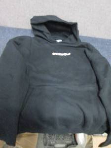 lot 59 image: Medium NWT Gym Wolf Black Hooded Sw...