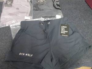 lot 61 image: 3 Pair NWT Medium Ladies Gym Wolf S...