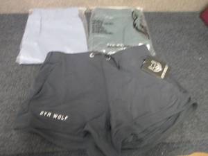 lot 64 image: 3 Pair NWT Large Ladies Gym Wolf Sh...