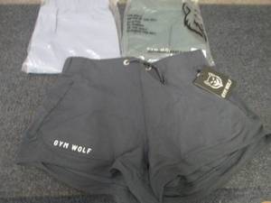 lot 66 image: 3 Pair NWT Large Ladies Gym Wolf Sh...