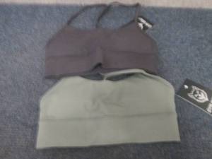 lot 95 image: 2- NWT Small Gym Wolf Sports Bras...