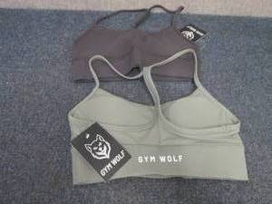 lot 97 image: 2- NWT Small Gym Wolf Sports Bras...