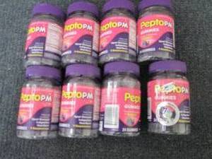 lot 102 image: 8- 24 ct PeptoPM Gummies...