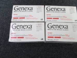 lot 105 image: 4- 100ct Genexa Extra Strenghth Ace...