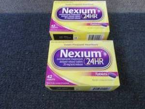 lot 121 image: 2- 42ct Nexium 24 Hrs...