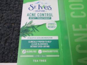 lot 122 image: 5- St Ives Acne Control Treatment...