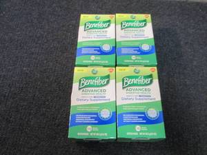 lot 146 image: 4- 15 ct Benefiber Prebiotic Fiber...