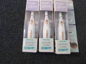 lot 149 image: 3 True Glow Heated Eyelash Curlers...