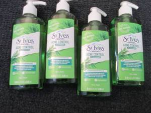 lot 150 image: 4- 8 oz St Ives Acne Control Cleans...