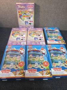 lot 165 image: 7 Shrink N Play Sets...