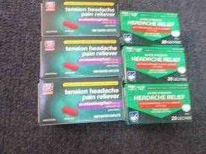 lot 168 image: 6 Headache Relief...