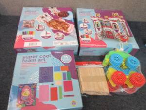 lot 179 image: Play Sets, Craft Sticks, Sand Vehic...