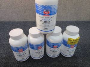 lot 180 image: 5- 100ct Vitamin C 1000 mg...