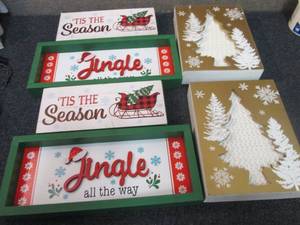 lot 183 image: 6 Holiday Dcor Items...
