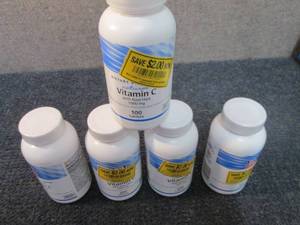 lot 200 image: 5- 100ct Vitamin C 1000 mg...