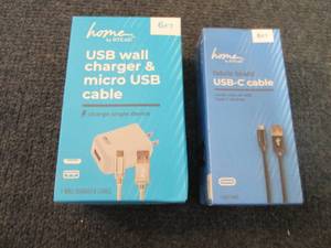 lot 219 image: USB Wall Charger & Micro USB,USB C ...