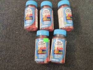 lot 240 image: 5- 28 ct Alka Seltzer Kids Tummy Re...