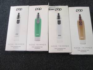 lot 255 image: 4 Pop Sonic Nose & Ear Hair Trimmer...