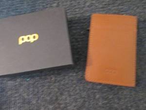 lot 291 image: Pop Up Wallet  Leather Push Butto...