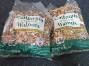 lot 378 image: 2- 16 oz California Shelled Walnuts...
