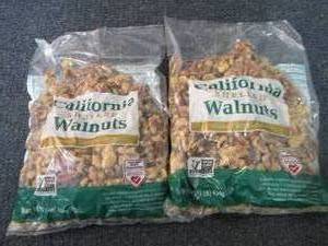 lot 381 image: 2- 16 oz California Shelled Walnuts...