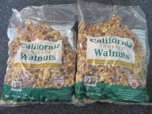 lot 382 image: 2- 16 oz California Shelled Walnuts...