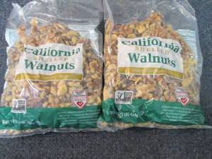 lot 383 image: 2- 16 oz California Shelled Walnuts...