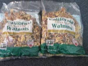 lot 385 image: 2- 16 oz California Shelled Walnuts...