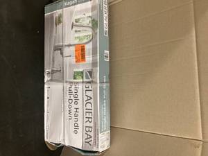 Glacier Bay Pull Down Kitchen Faucet, Stainless Steel, Kagan  Customer Returns See Pictures