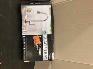 Glacier Bay McKenna Single-Handle Pull Down Sprayer Kitchen Faucet in Polished Chrome with TurboSpray and FastMount  Customer Returns See Pictures