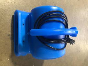 B-Air 14 HP Air Mover Blower Fan for Water Damage Restoration Carpet Dryer Floor Home and Plumbing Use in Blue  Customer Returns See Pictures