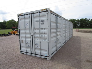 40 High Cube Multi Door Single Use Shipping Container