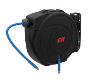CAMPBELL HAUSFELD 38 in. x 50 ft. PVC Retractable Air Hose Reel (08312430)