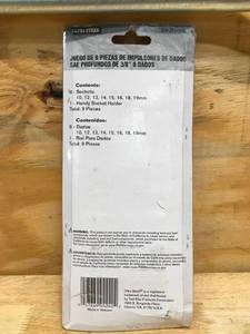 Ultra Steel 9 Piece Metric 38 Drive Deep Socket Set Model # UA06115B 0829244.50