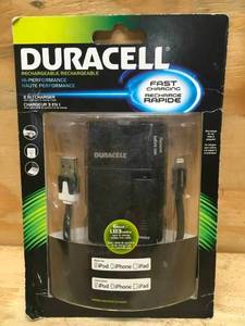 Lot of 2 - Duracell 3 in 1 iPodiPhoneiPad charger