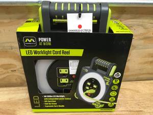 Masterplug LED Worklight Cord Reel 09032420