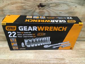 Gearwrench 22 Piece SAE Socket Set Model # 80691 09032430